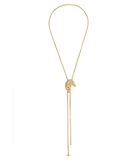Ettika 18k Gold-Plated Stallion Lariat Necklace