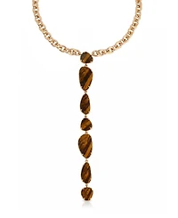 Ettika 18k Gold Plated Over Brass Majestic Stone Necklace