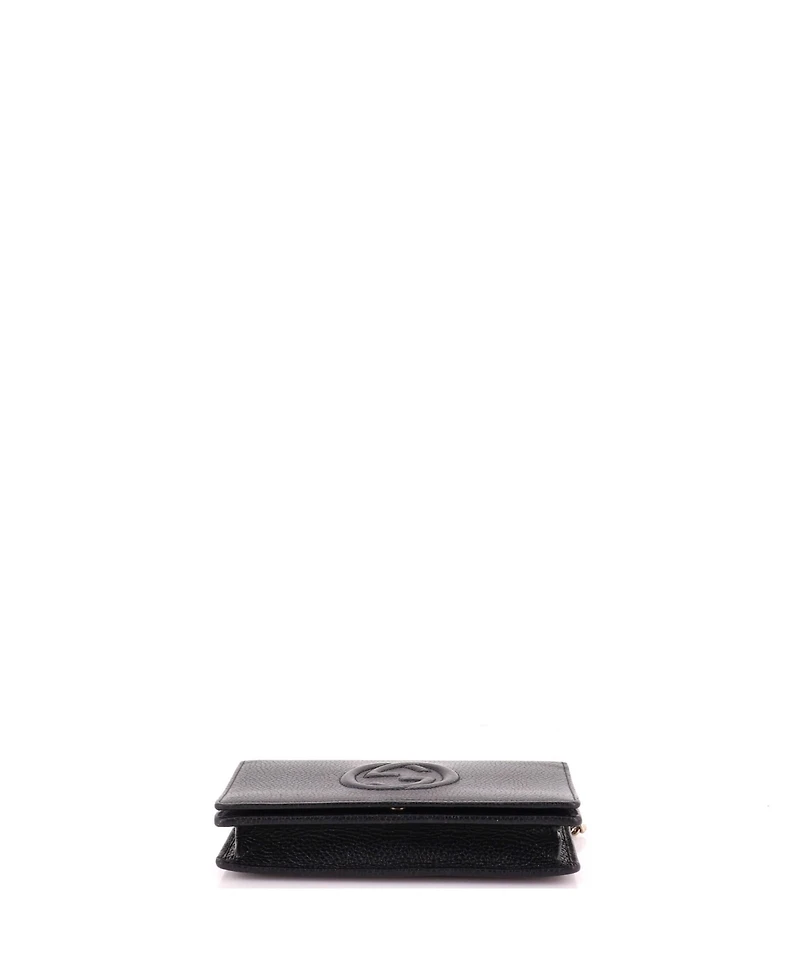 Pre-Owned Gucci Soho Wallet on Chain Leather