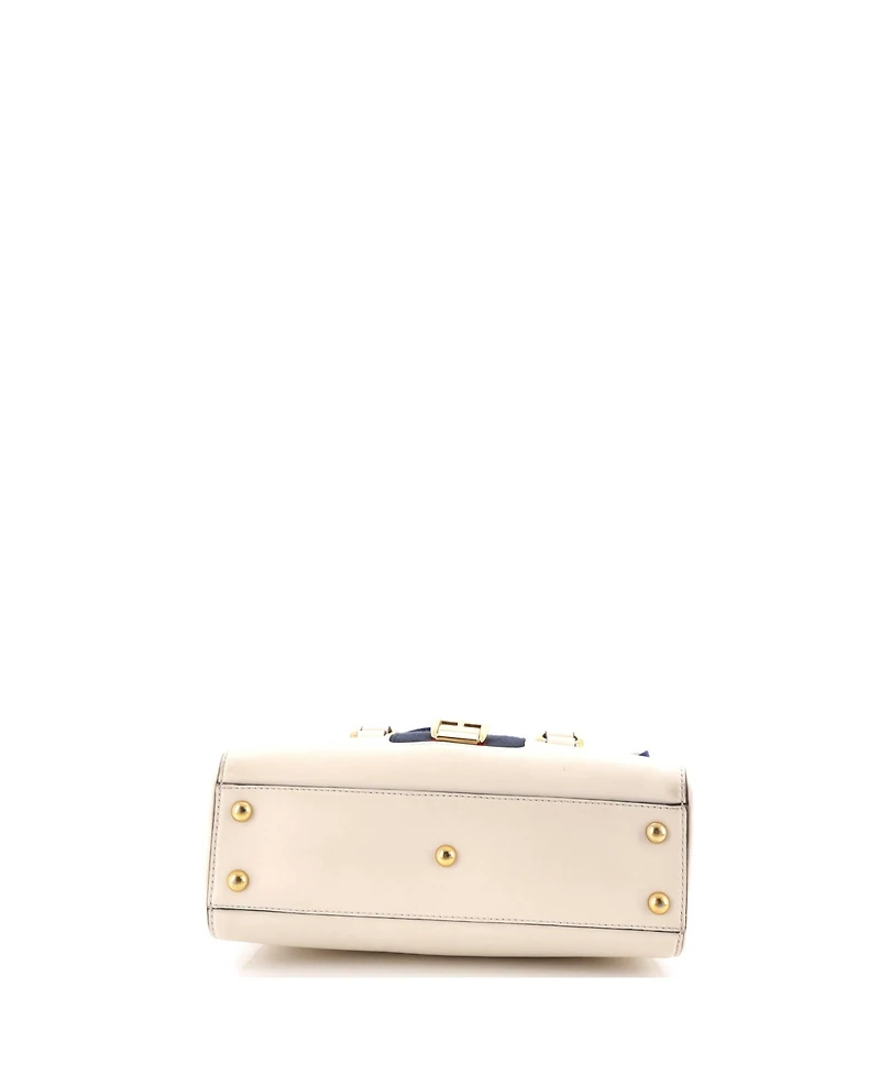 Pre-Owned Gucci Medium Sylvie Top Handle Tote Leather