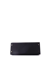 Pre-Owned Hermes Kelly 28 Handbag Black Epsom with Permabrass Hardware