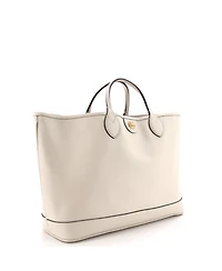 Pre-Owned Gucci Medium Ophidia Top Handle Shopping Tote Leather
