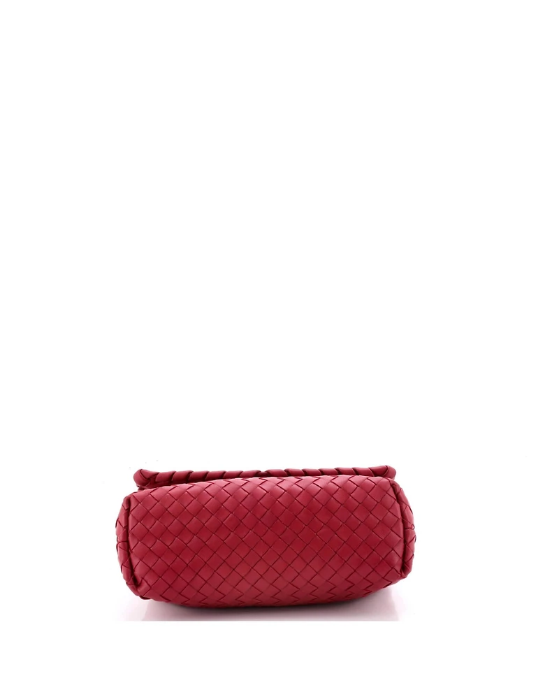 Pre-Owned Bottega Veneta Baby Olimpia Crossbody Bag Intrecciato Nappa