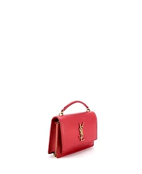 Pre-Owned Saint Laurent Sunset Top Handle Chain Wallet Leather