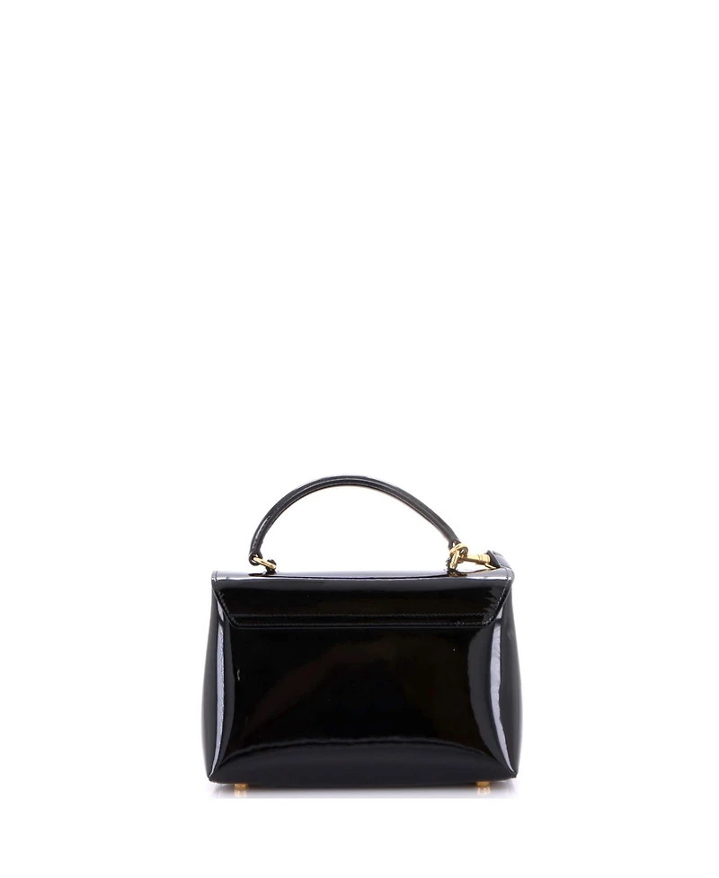 Pre-Owned Celine Teen Nino Top Handle Bag Patent