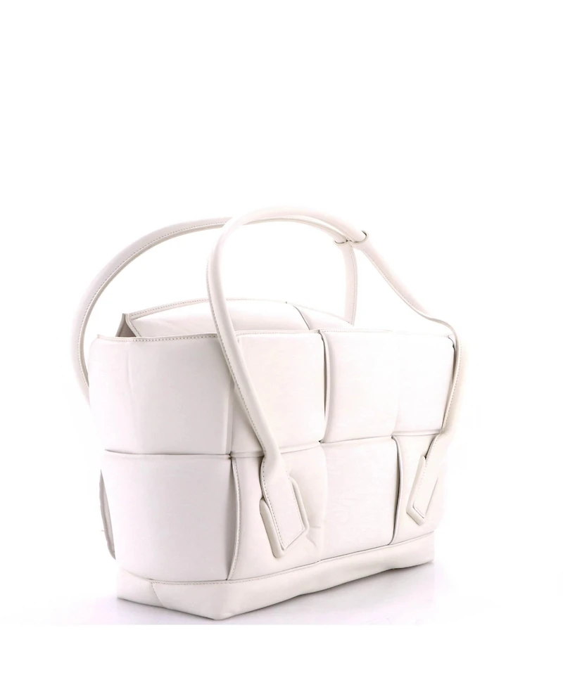 Pre-Owned Bottega Veneta Large Arco Bag Padded Maxi Intrecciato Leather