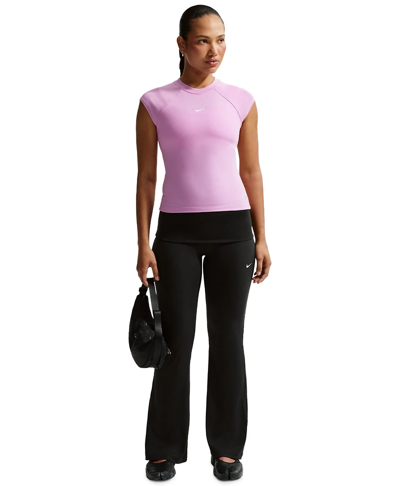 Nike Women's Sportswear Chill Knit Mid-Rise Tight Ribbed Pants