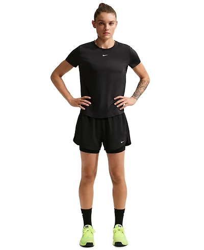 Nike One Women's Dri-Fit High-Waist 2-in-1 Shorts