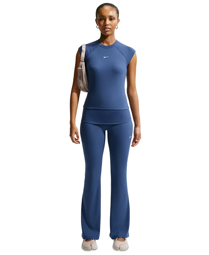 Nike Women's Sportswear Chill Knit Mid-Rise Tight Ribbed Pants