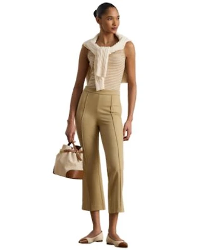 Lauren Ralph Lauren Womens Twill Flare Ankle Pants