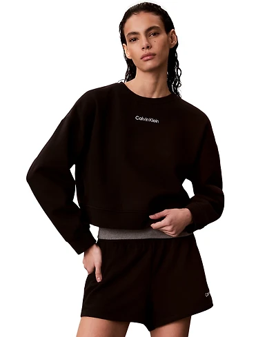 Calvin Klein Performance Women's Crewneck Long-Sleeve Sweatshirt