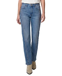 Liverpool Los Angeles Women's Kennedy Embellished Straight-Leg Jeans