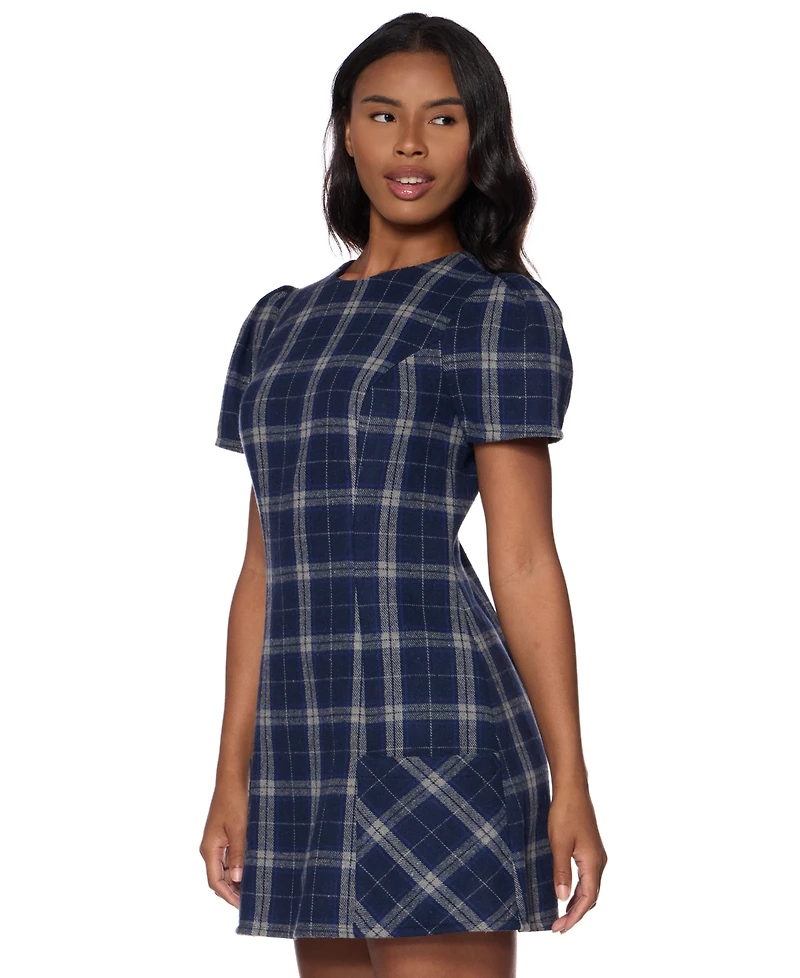 Alex & Sophia Juniors' Crewneck Dress
