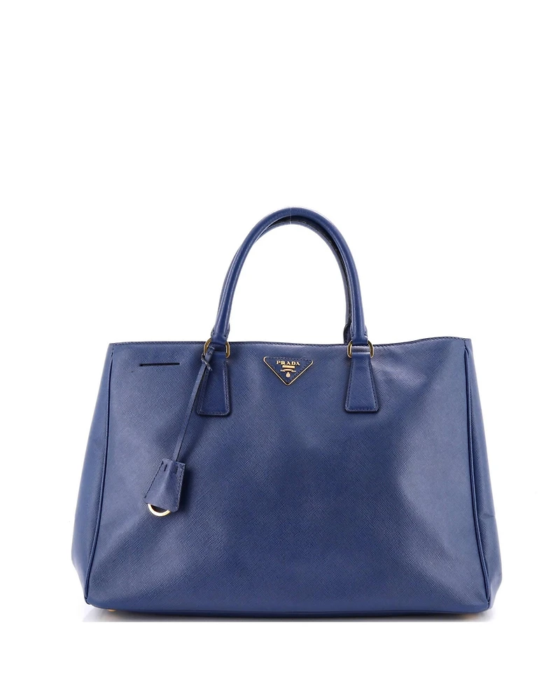 Pre-Owned Prada Large Lux Open Tote Saffiano Leather
