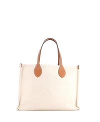 Pre-Owned Gucci Medium Logo Shopper Tote Printed Canvas