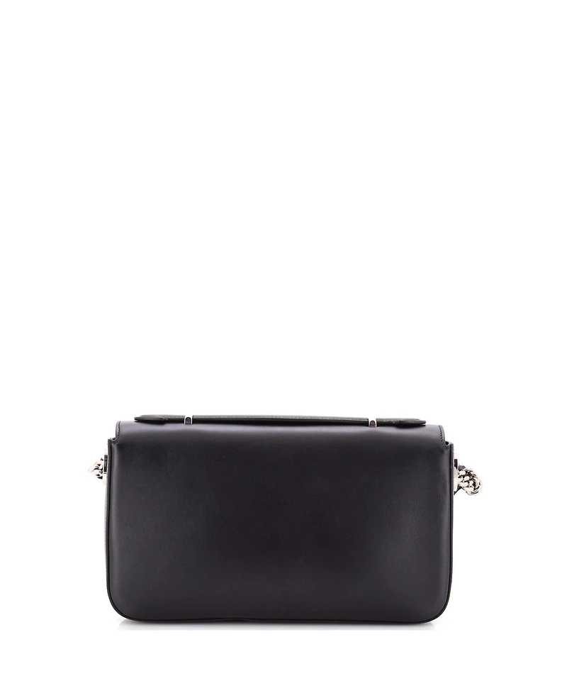 Pre-Owned Gucci Small Petite Gg Flap Shoulder Bag Leather