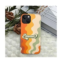 Lisen Retro Name Wave 2-Layer Durable Phone Case Compatible with Apple iPhone 17 Pro