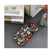 Lisen Phone Case Compatible with Apple iPhone 14, 2-Layer Durable, Skull Riot