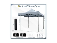 Boyel Living Outdoor Pop up Canopy Tent Easy Setup Gazebo Shelter with Wheeled Bag