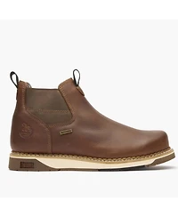 Georgia Boot Men's Amp Lt Wedge Steel Toe Waterproof Chelsea Work Boot