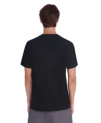 Karl Lagerfeld Paris Men's Tangled Rope Textured Graphic T-Shirt