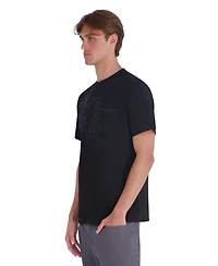 Karl Lagerfeld Paris Men's Tangled Rope Textured Graphic T-Shirt