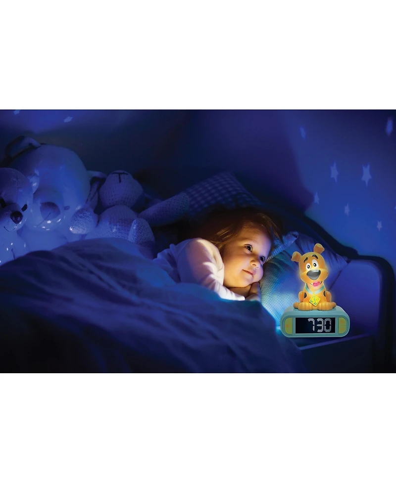 Warner Scooby Doo RL800SD 7.17" Digital Night-Light Sound-Effects Alarm Clock