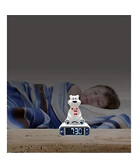 Lexibook Polar Bear Digital Alarm Clock with Night Light Snooze, Clock, Luminous, RL800PB