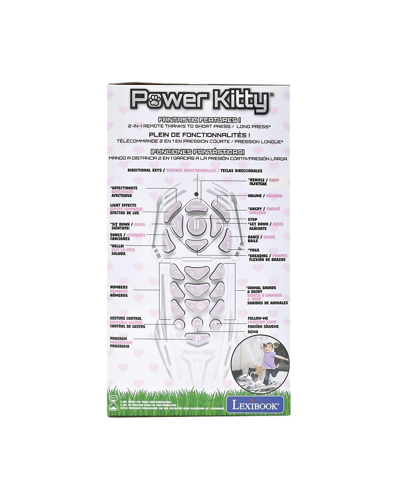 Lexibook Power Kitty Remote Control Programmable Robot Cat