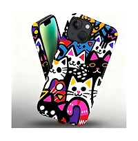 Lisen Cat Party Dual-Layer Durable Phone Case Compatible with Apple iPhone 16 Pro