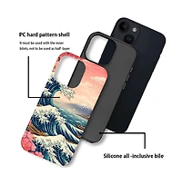 Lisen 2-Layer Anti-Slip Grip Phone Case Compatible with Apple iPhone 14 Pro