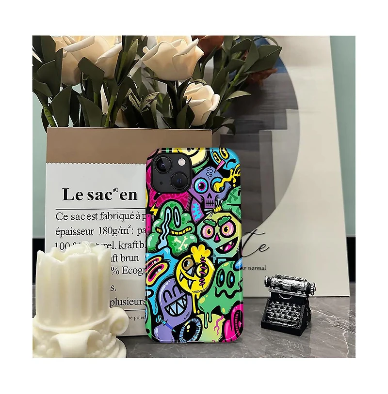 Lisen Neon Mutants 2-Layer Phone Case Compatible with Apple iPhone 15 Pro