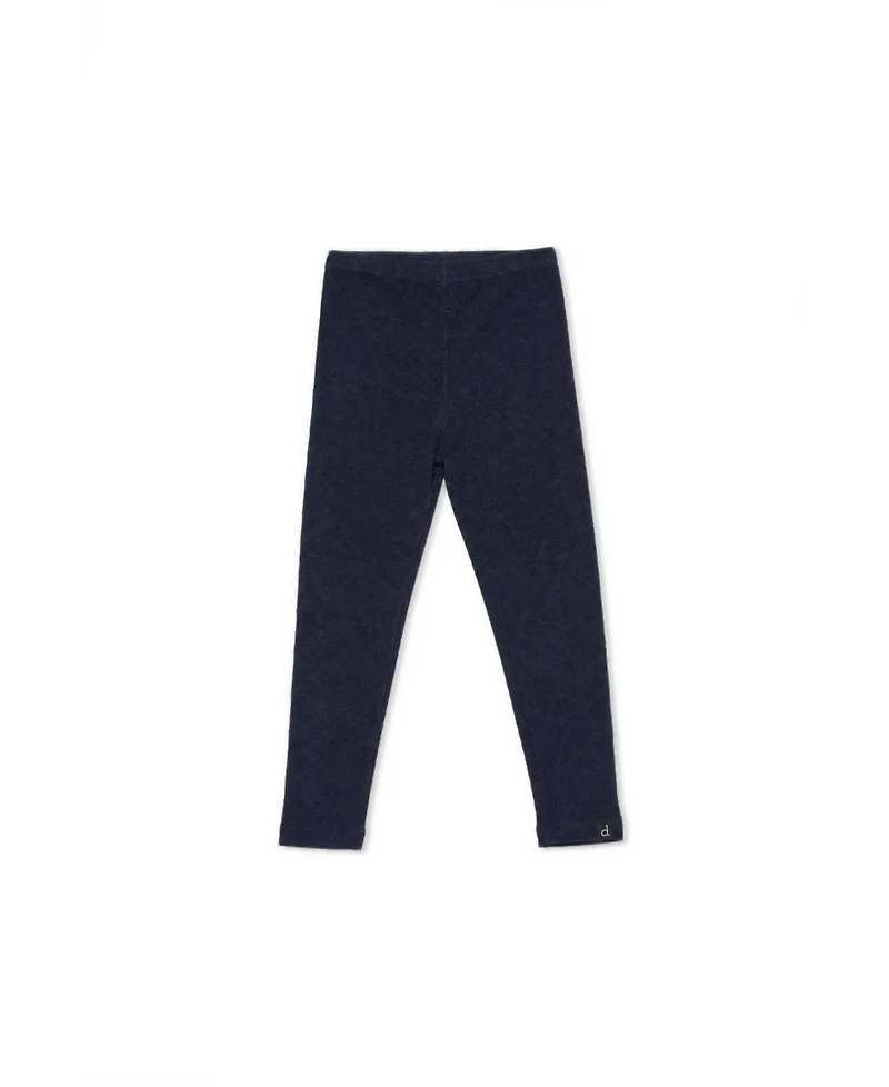Deux par Deux Little and Big Girl (6-14) Rib Leggings