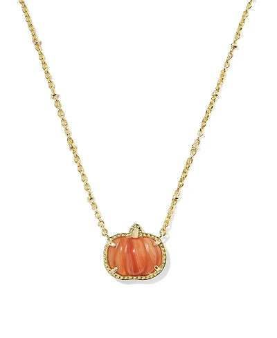 Kendra Scott 14k Gold-Plated Pumpkin 19" Adjustable Pendant Necklace