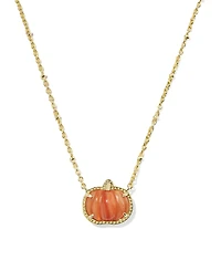 Kendra Scott 14k Gold-Plated Pumpkin 19" Adjustable Pendant Necklace