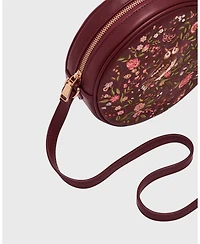 Fable England Chloe Owl Embroidered Circle Bag