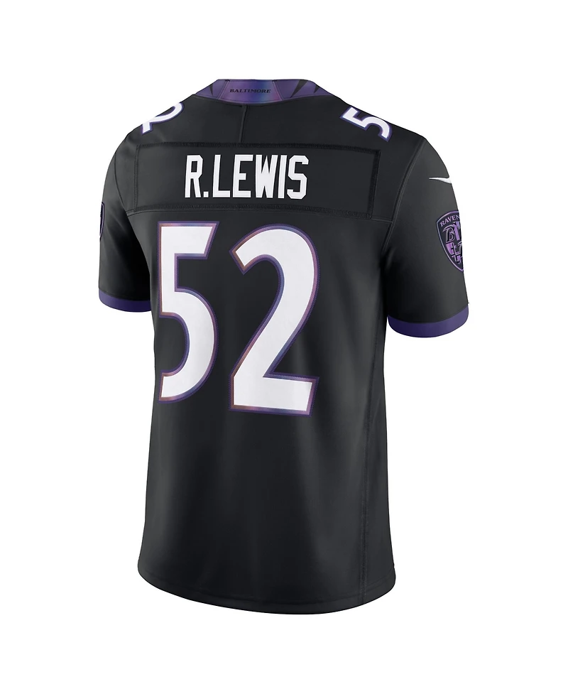 Nike Men's Ray Lewis Black Baltimore Ravens Alternate Vapor F.u.s.e. Stitched Retired Player Limited Jersey