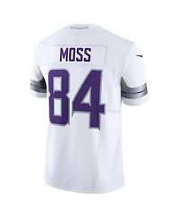 Nike Men's Randy Moss White Minnesota Vikings Alternate Vapor F.u.s.e. Retired Player Limited Jersey