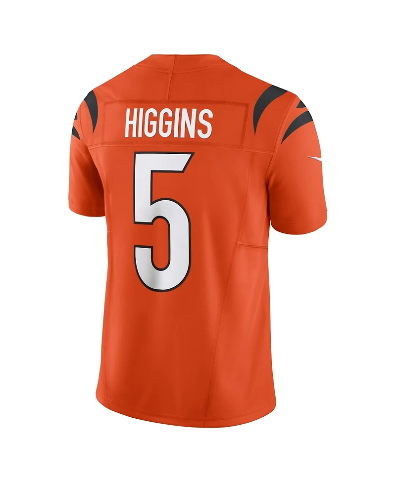 Men's Nike Tee Higgins Orange Cincinnati Bengals Vapor F.u.s.e. Limited Alternate 1 Jersey
