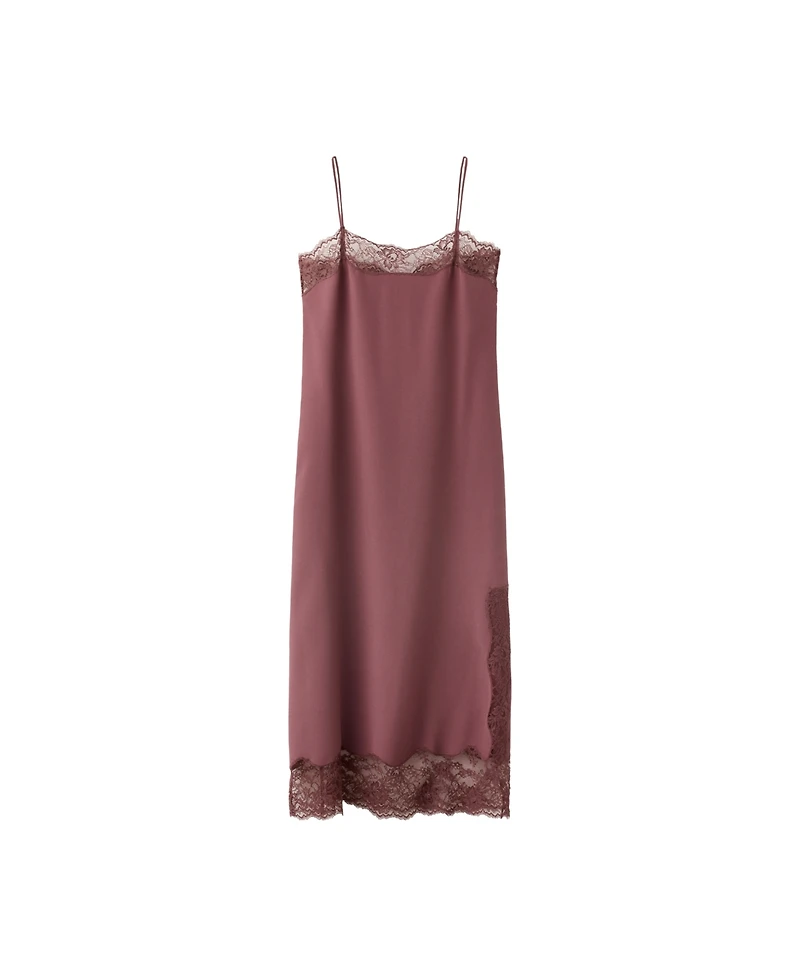 Mango Women's Selection Lace Midi Dress