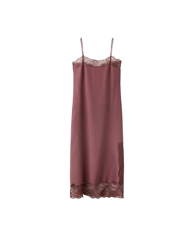 Mango Women's Selection Lace Midi Dress