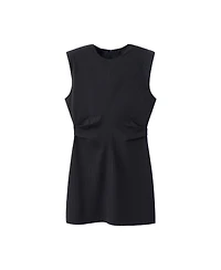 Mango Women's Pinstripe Mini Shift Dress