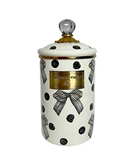 MacKenzie-Childs Pretty As a Bow 64 oz. Large Canister