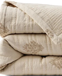 Lands' End Embroidered Matelasse Bed Coverlet