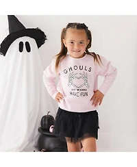Sweet Wink Little Girls 5-8 Ghouls Just Wanna Have Fun Halloween Sweatshirt