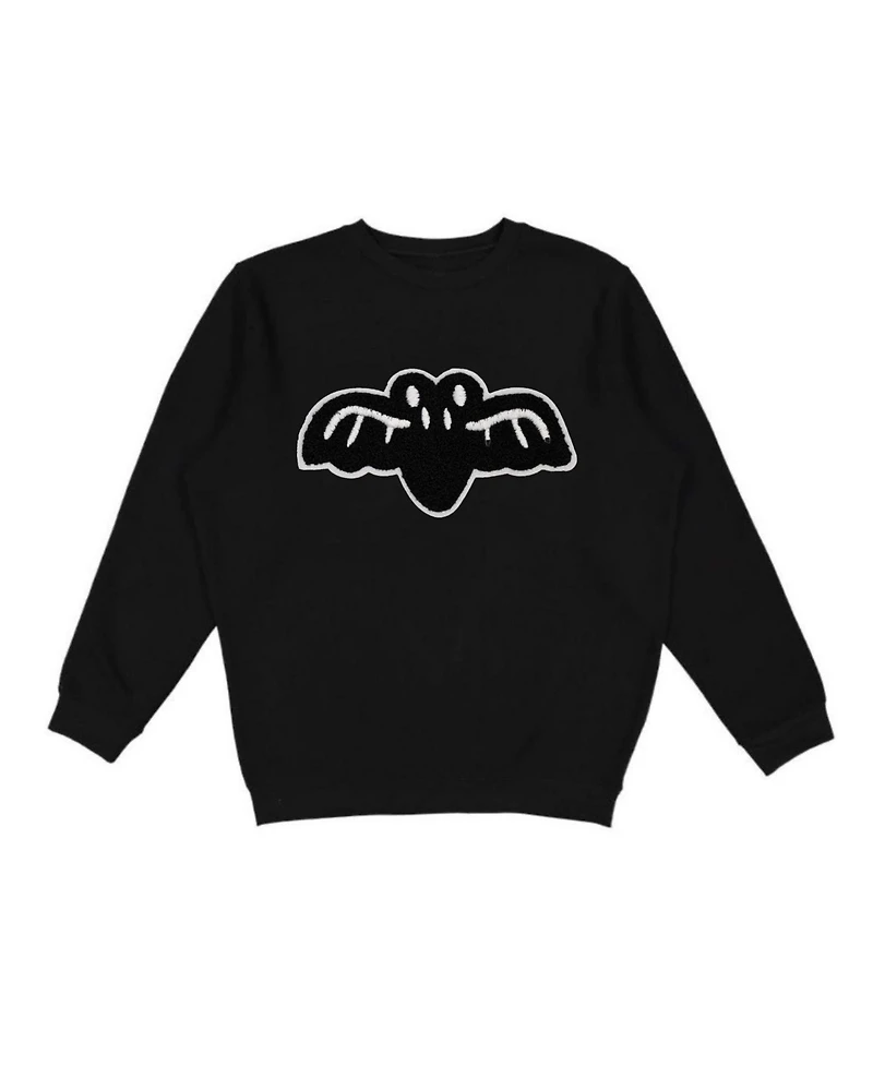Sweet Wink Big Boys 10-12 Bat Patch Halloween Sweatshirt