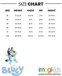 Bluey Bingo Dad Mom Fleece Matching Family Cosplay Pullover Hoodie Infant to Little Kid