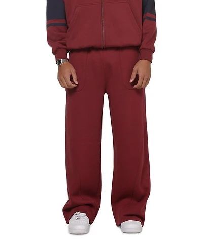 Carre Men's Varsity Oversized Wide-Leg Track Pants