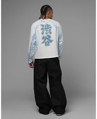 Loiter Men's World Wide Graphic Long-Sleeve Crew Neck Jersey