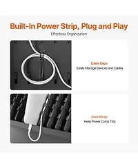 Bestcore 16 Surge-Protected 16-Device Mobile Charging Cart for Laptops, Tablets & Notebooks up to 15.6"